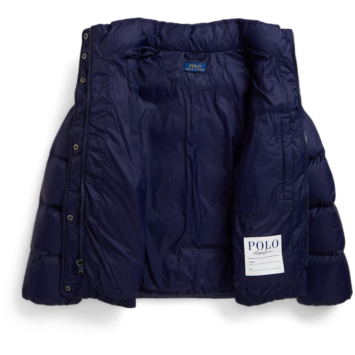 Polo Ralph Lauren Newport Navy W White Pp Girl Bomber Jacka