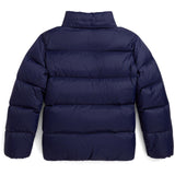 Polo Ralph Lauren Newport Navy W White Pp Girl Bomber Jacka