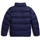 Polo Ralph Lauren Newport Navy W White Pp Girl Bomber Jacka