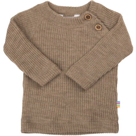 Joha Beige Melange Blus M/Lange Ärmar