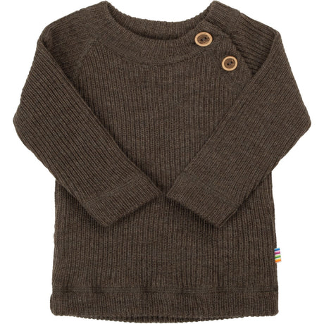 Joha Brown Melange Blus M/Lange Ärmar