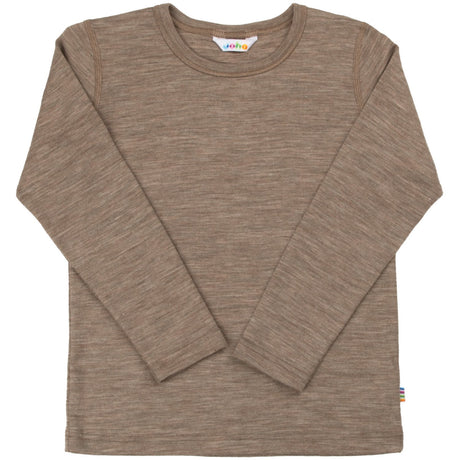 Joha Beige Melange Blus M/Lange Ärmar