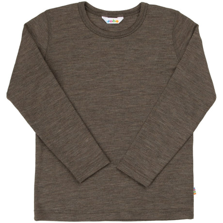 Joha Brown Melange Blus M/Lange Ärmar