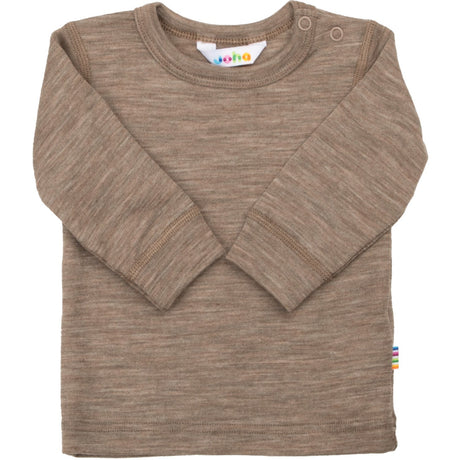 Joha Beige Melange Blus M/Lange Ärmar