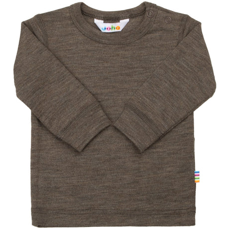 Joha Brown Melange Blus M/Lange Ärmar