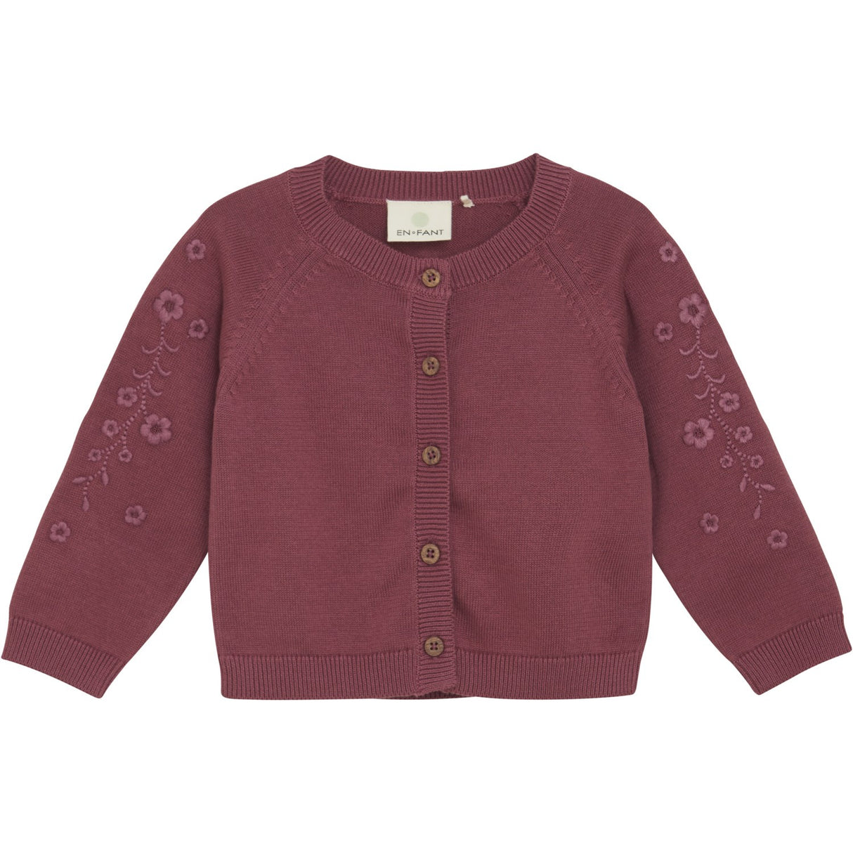 En Fant Roan Rouge Cardigan Stickad