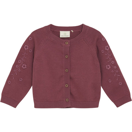 En Fant Roan Rouge Cardigan Stickad