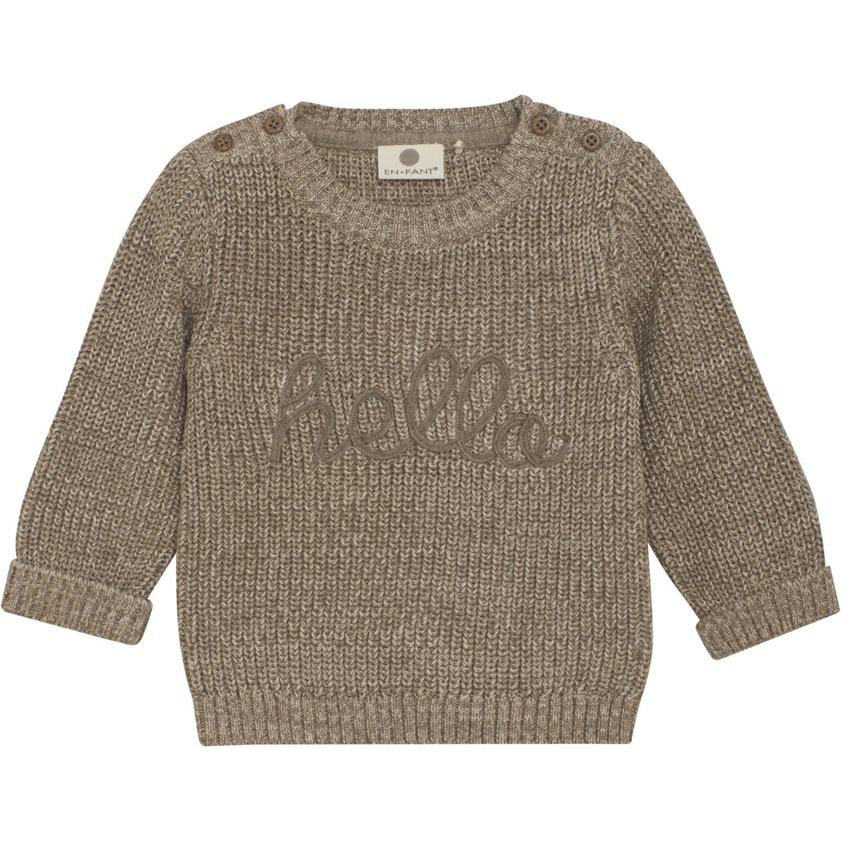 En Fant Fungi Pullover Stickad