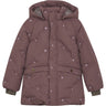 En Fant Rose Taupe Jacka Puffer W. Embroidery
