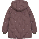 En Fant Rose Taupe Jacka Puffer W. Embroidery