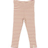 Petit Piao Nostalgic Rose/off White Legging Modal Striped