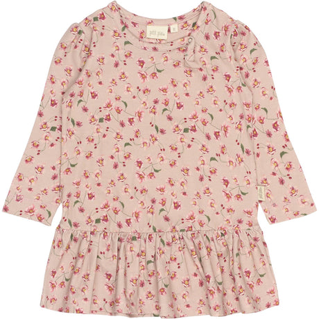 Petit Piao Autumn Anemon Klänning L/S Gather Printed