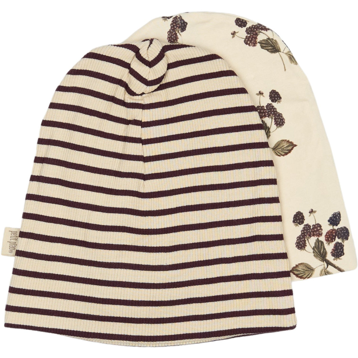 Petit Piao Black Berry Beanie Mössa 2 Pack