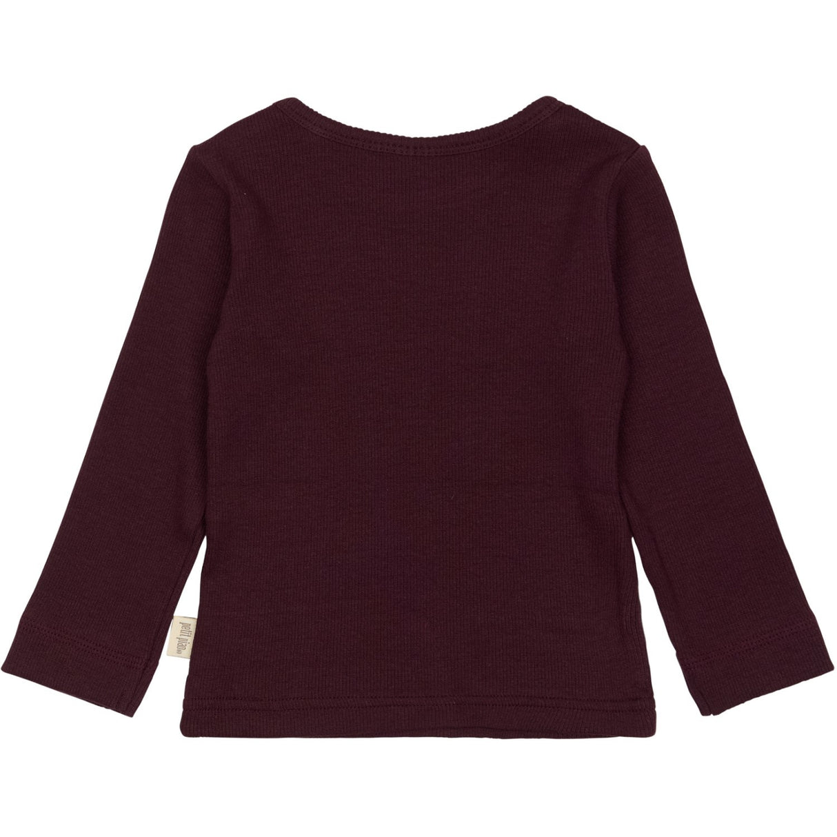 Petit Piao Dark Grape T-shirt L/S Modal