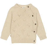 Petit Piao Off White PpDaqa Fold Över Stickad