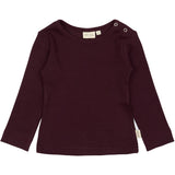 Petit Piao Dark Grape T-shirt L/S Modal