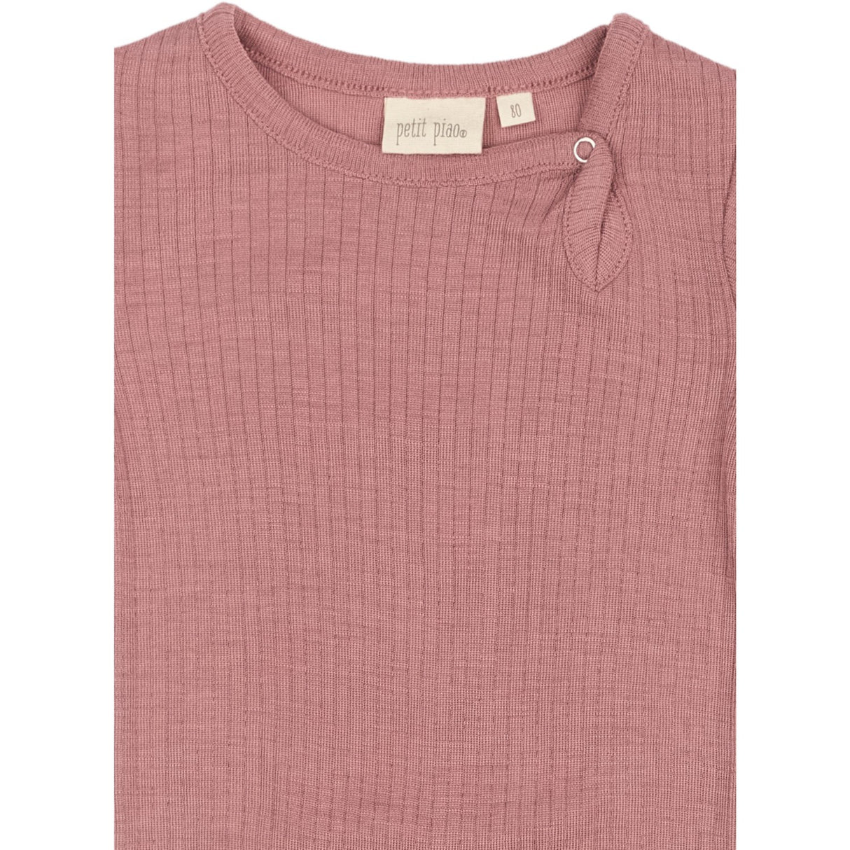 Petit Piao Nostalgic Rose PPDante Body L/S Merino Ull