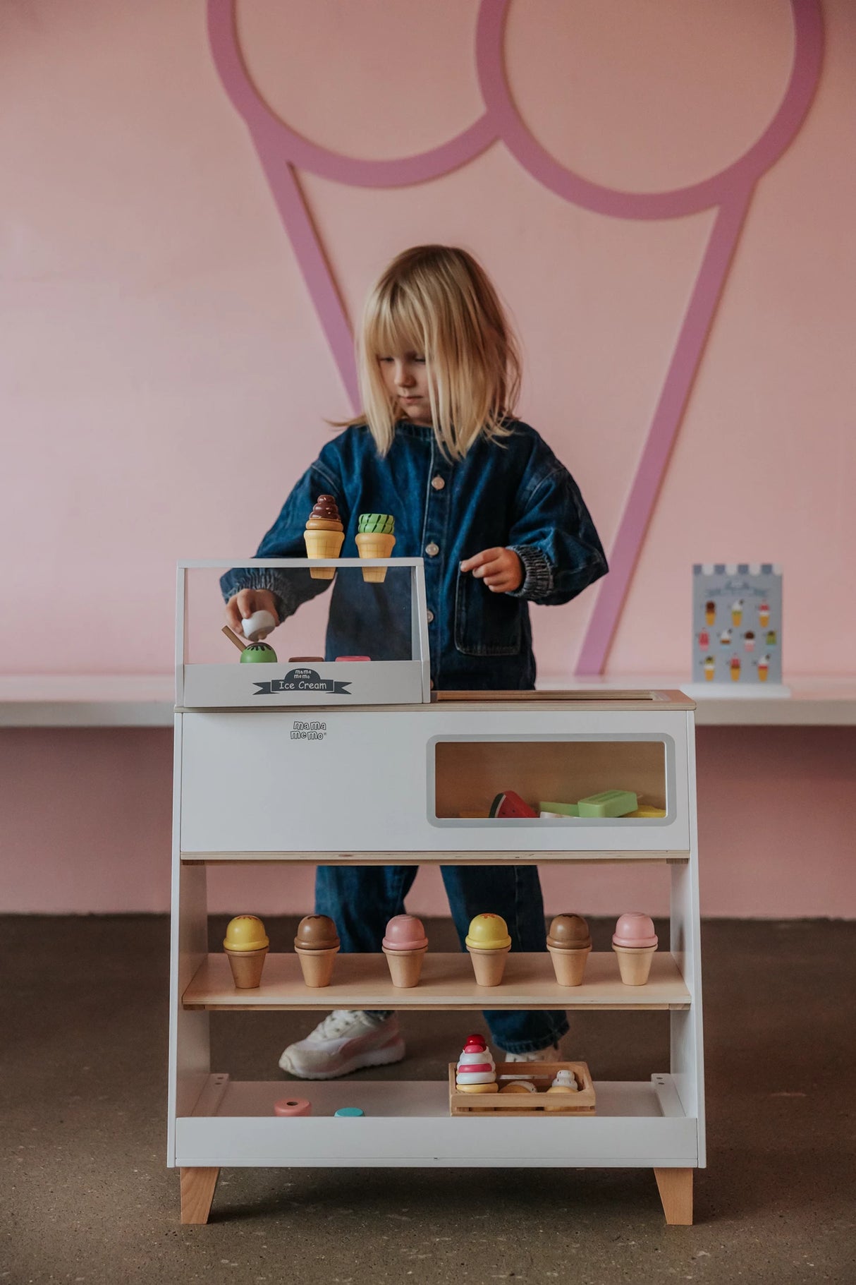 Mamamemo Glassbar med kylskåp