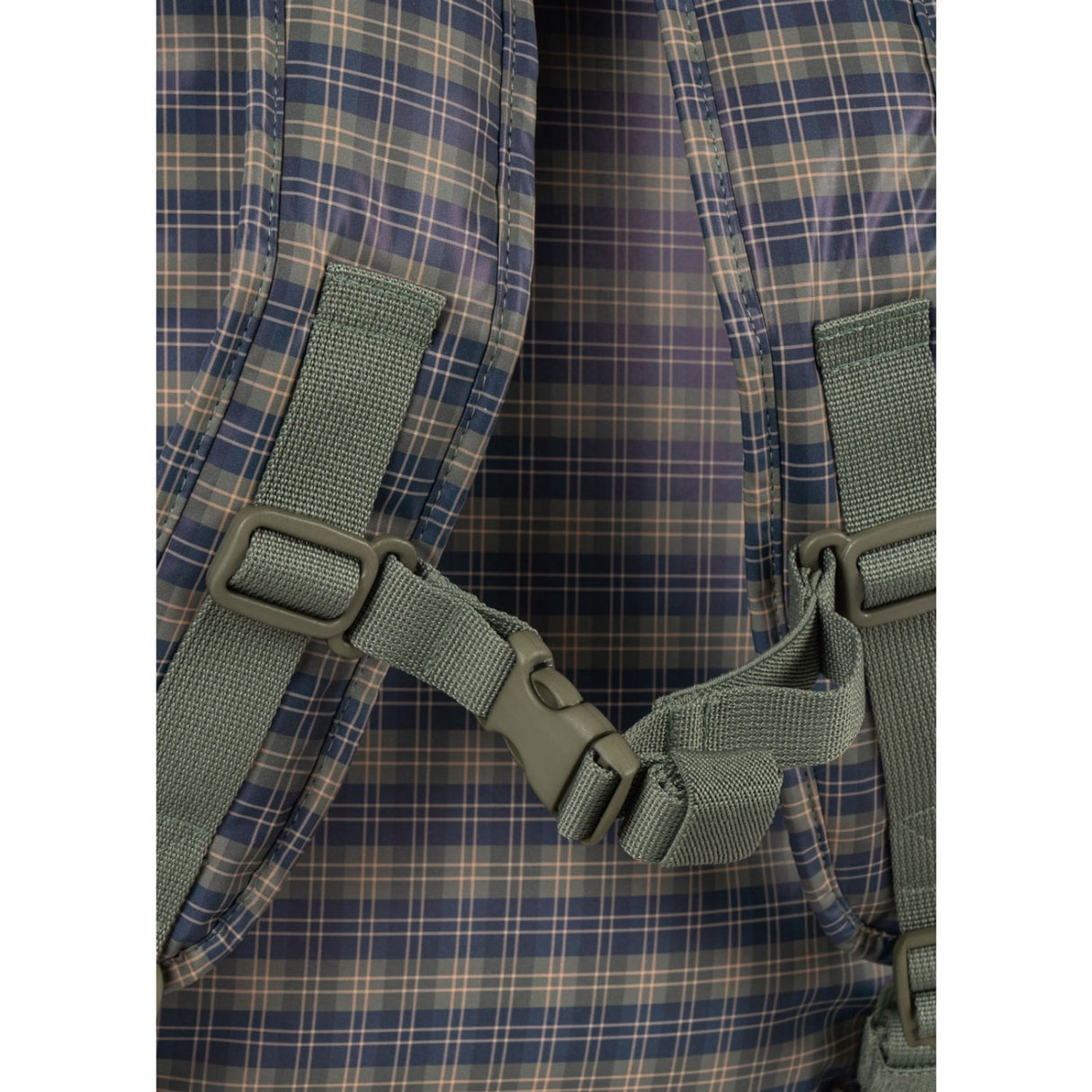 Konges Sløjd Laurel Blue Check Rainy Kids Ryggsäck Midi
