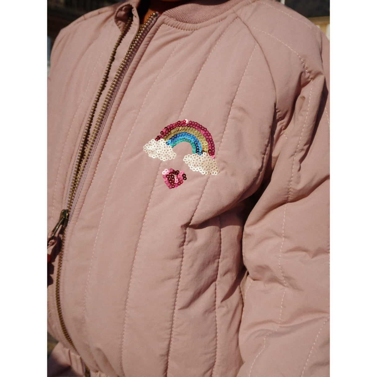 Konges Sløjd Twilight Mauve Juno Paljet Bomber Jacka