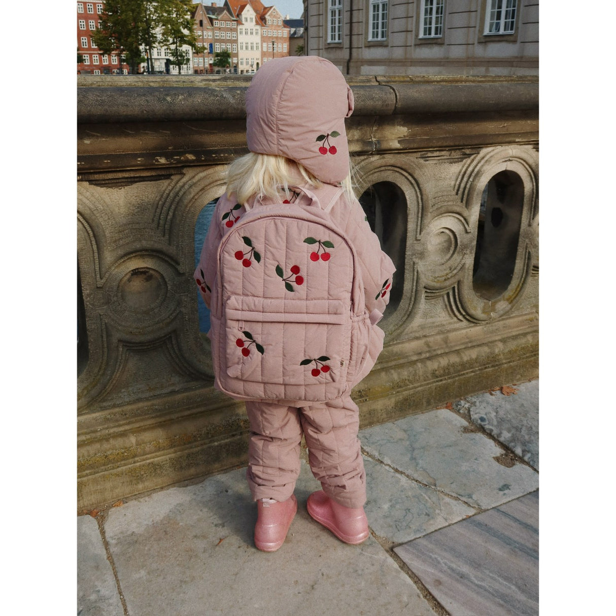 Konges Sløjd Twilight Mauve Juno Quiltad Ryggsäck Midi