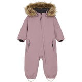 Color Kids Woodrose Baby Coverall W. Fake Päls