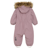 Color Kids Woodrose Baby Coverall W. Fake Päls