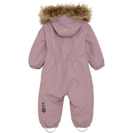 Color Kids Woodrose Baby Coverall W. Fake Päls