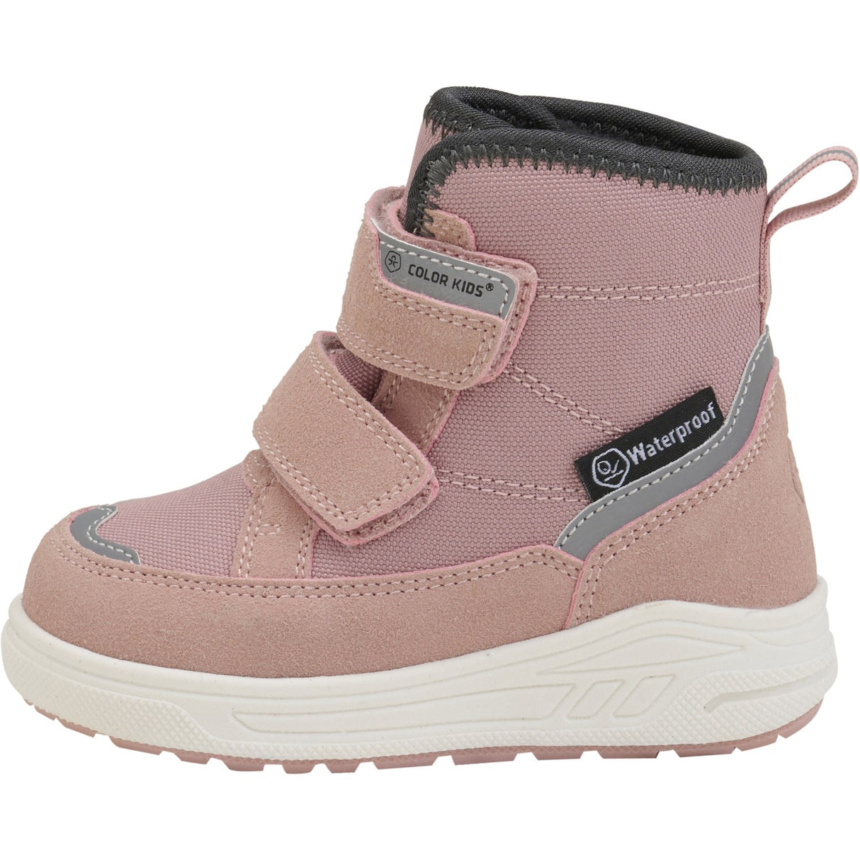 Color Kids Woodrose Stövlar W. Kardborreband Waterproof