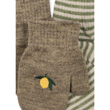 Konges Sløjd Lemon/Stripe 2 Pack Filla Vantar