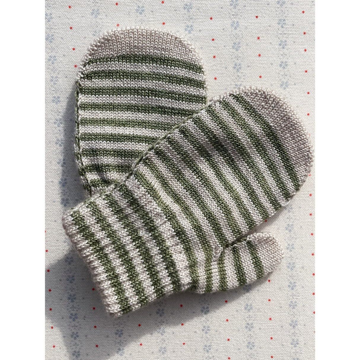 Konges Sløjd Lemon/Stripe 2 Pack Filla Vantar