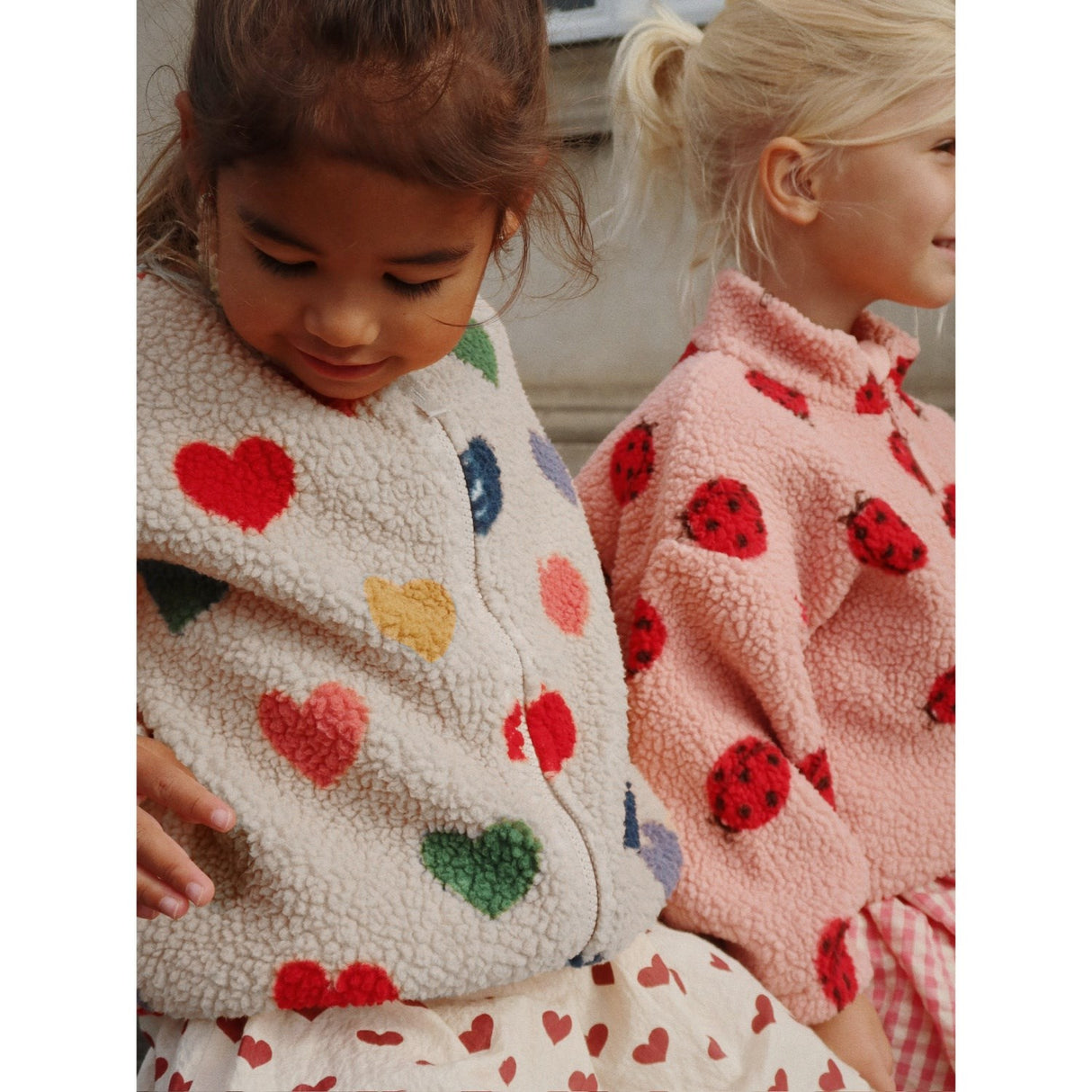 Konges Sløjd Ladybug Pink Jody Nallebjörn Jacka Grs