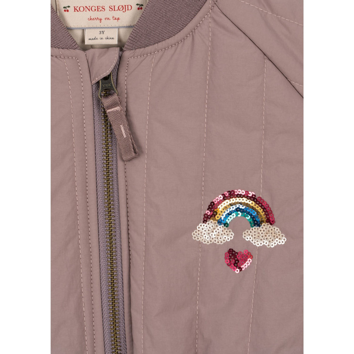Konges Sløjd Twilight Mauve Juno Paljet Bomber Jacka