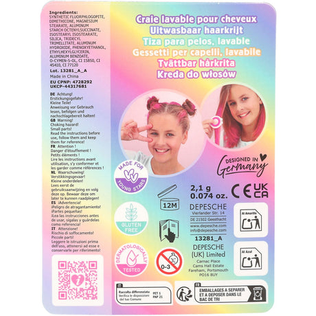 Ylvi Pink Hair Chalk