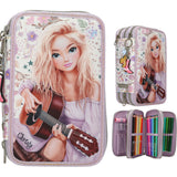 TOPModel Cowgirl Triple Pencil Case