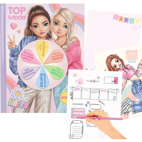 TOPModel Mood Colouring Bok Med Light Och Sound English