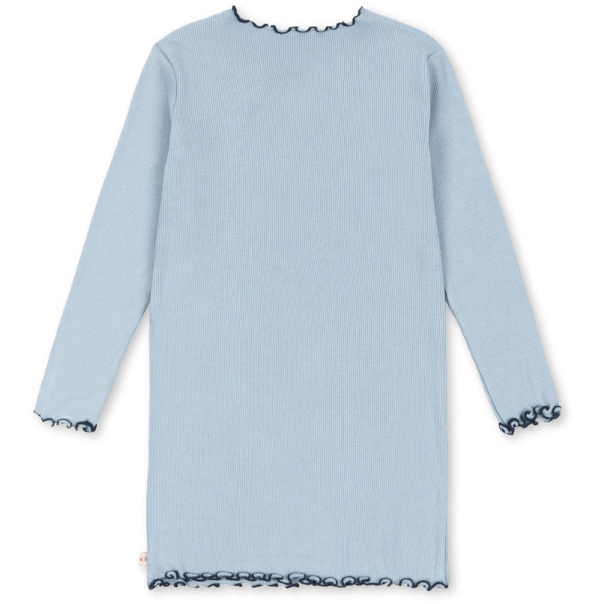Konges Sløjd Blue Fog Rivi Rib Klänning Ocs