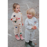 Konges Sløjd Multi Heart Lou Terry Sweat Byxor Ocs