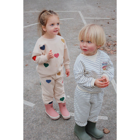 Konges Sløjd Multi Heart Lou Terry Sweat Byxor Ocs