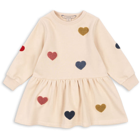 Konges Sløjd Multi Heart Lou Terry Sweat Klänning Ocs