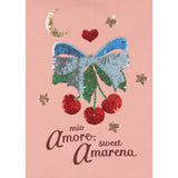 Konges Sløjd Mellow Rose Lou Paljet Sweat Zip Huva Ocs