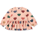 Konges Sløjd Coeur Rose Coloré Elin Blus GOTS