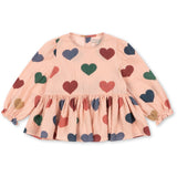 Konges Sløjd Coeur Rose Coloré Elin Blus GOTS