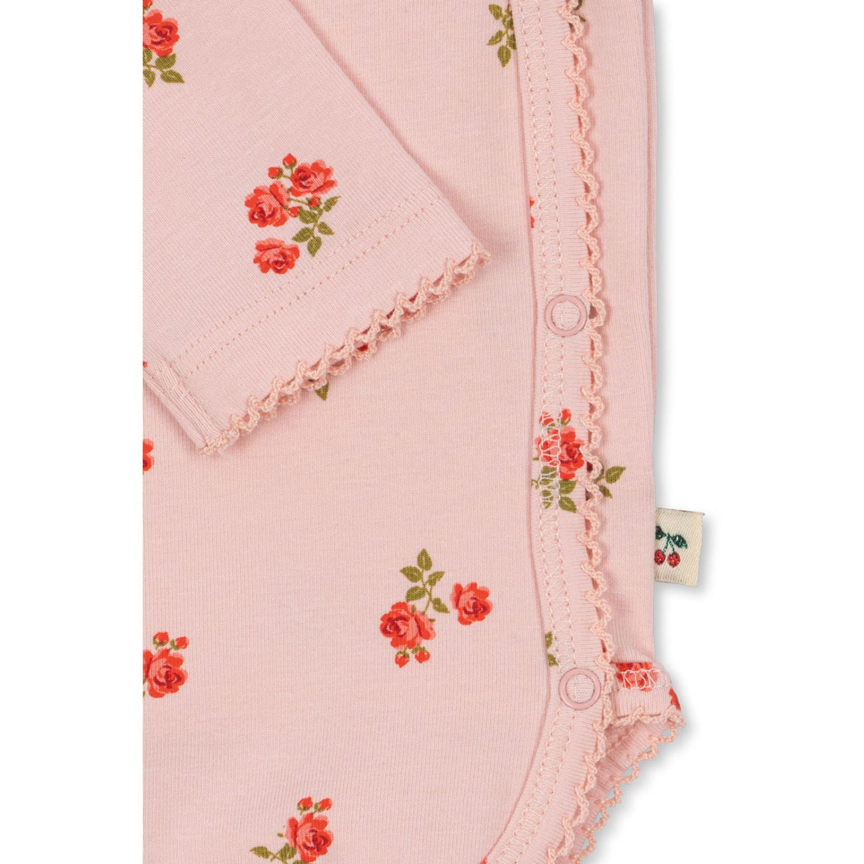 Konges Sløjd Rosa Pink Basic Ls Newborn Body GOTS