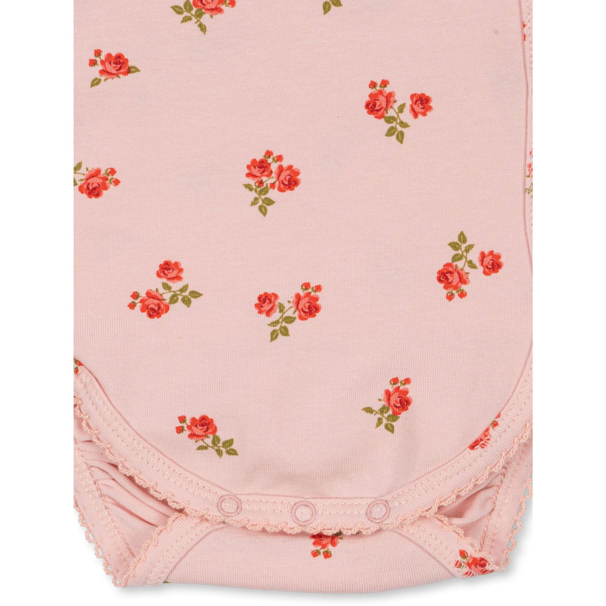 Konges Sløjd Rosa Pink Basic Ls Newborn Body GOTS