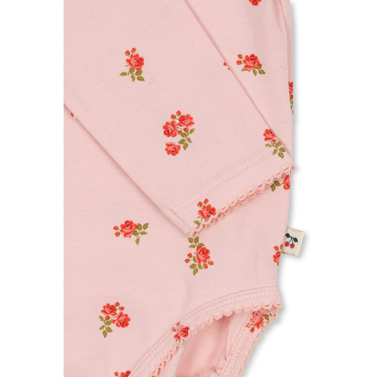 Konges Sløjd Rosa Pink Basic Ls Body GOTS