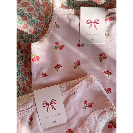 Konges Sløjd Bella Rosita/Rosa Pink Basic 2 Pack Rem Topp GOTS