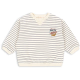 Konges Sløjd Captains Blue/Antique White Amio Sweat Skjorta Ocs