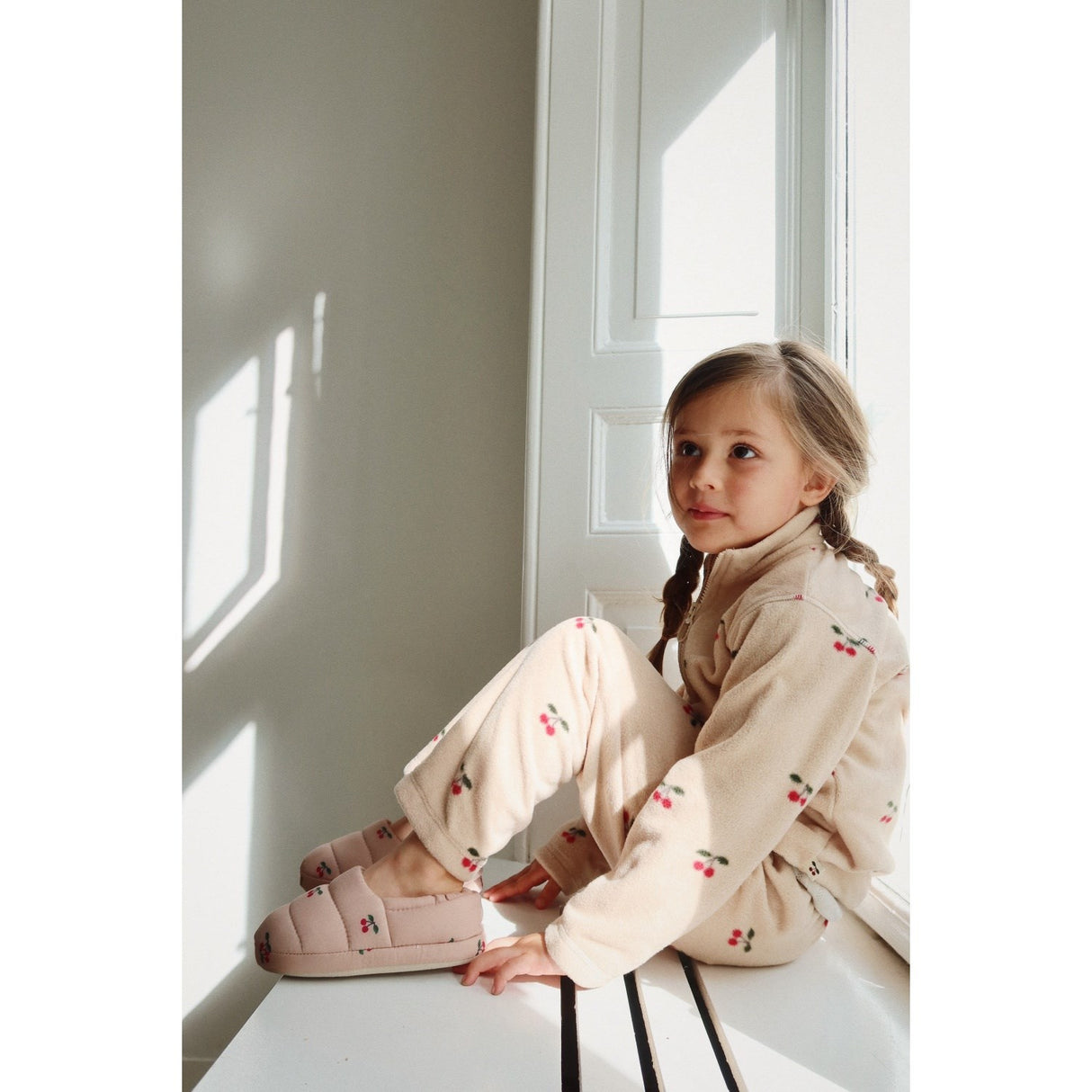 Konges Sløjd x Luksusbaby Cherry Tavi Fleece Byxor Grs