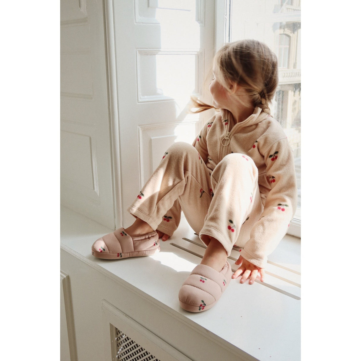 Konges Sløjd x Luksusbaby Cherry Tavi Fleece Byxor Grs